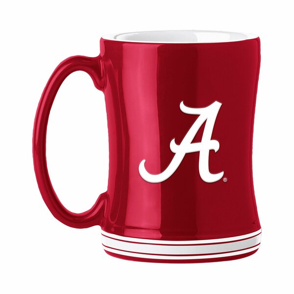 Logo Brands Alabama 14oz Relief Mug 102-C14RM